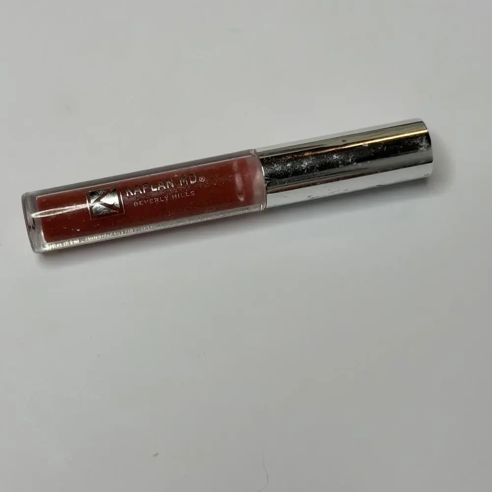 Kaplan MD Lip 20 Treatment Gloss Rosewood Sparkle Brown Travel .02 oz .8ml New
